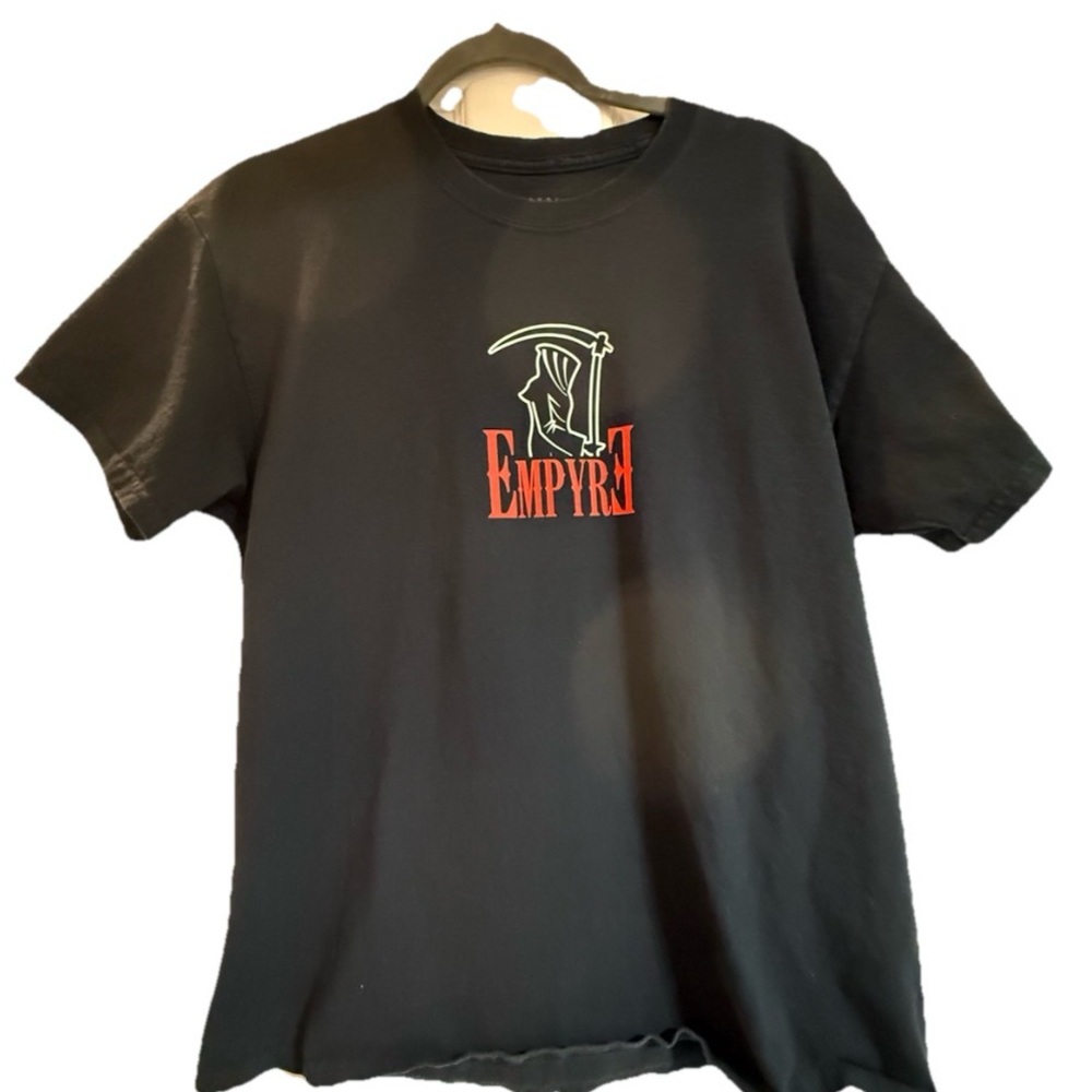 Empyre Grim Reaper Tshirt Feel No Pain Turn Wounds To Wisdom Skate Streetwear  L